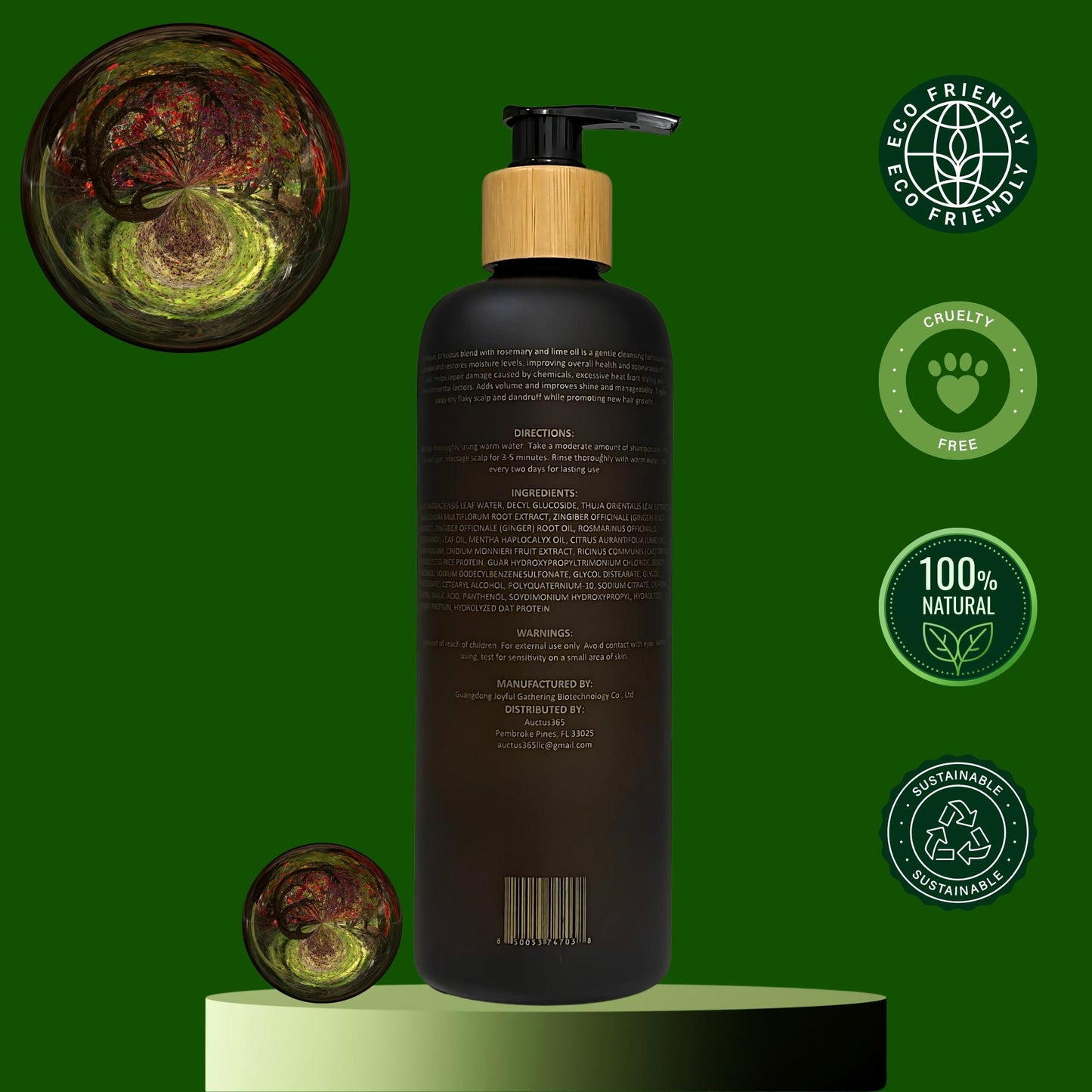 Auctus365 Peppermint Shampoo