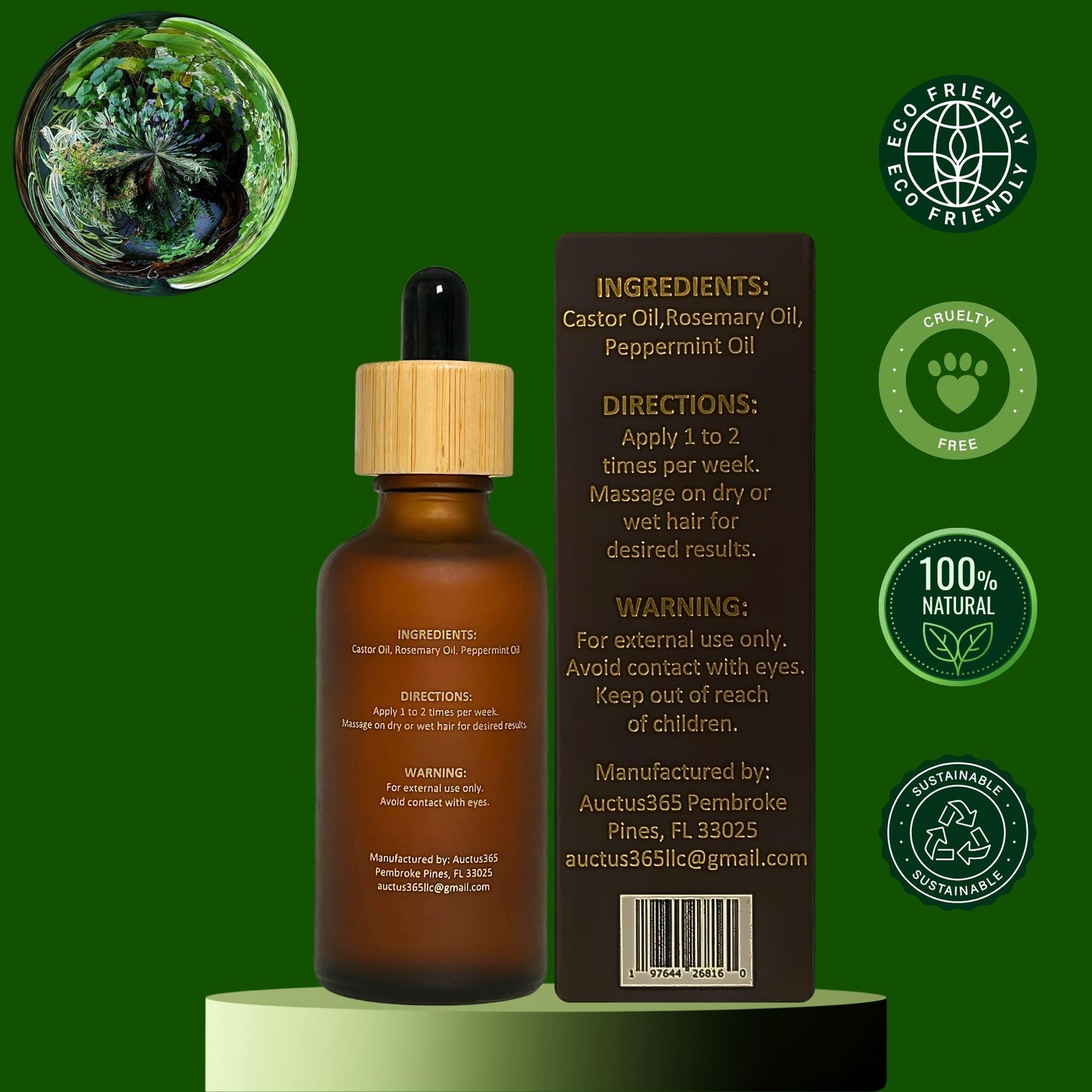 Auctus365 Hair Growth Oil