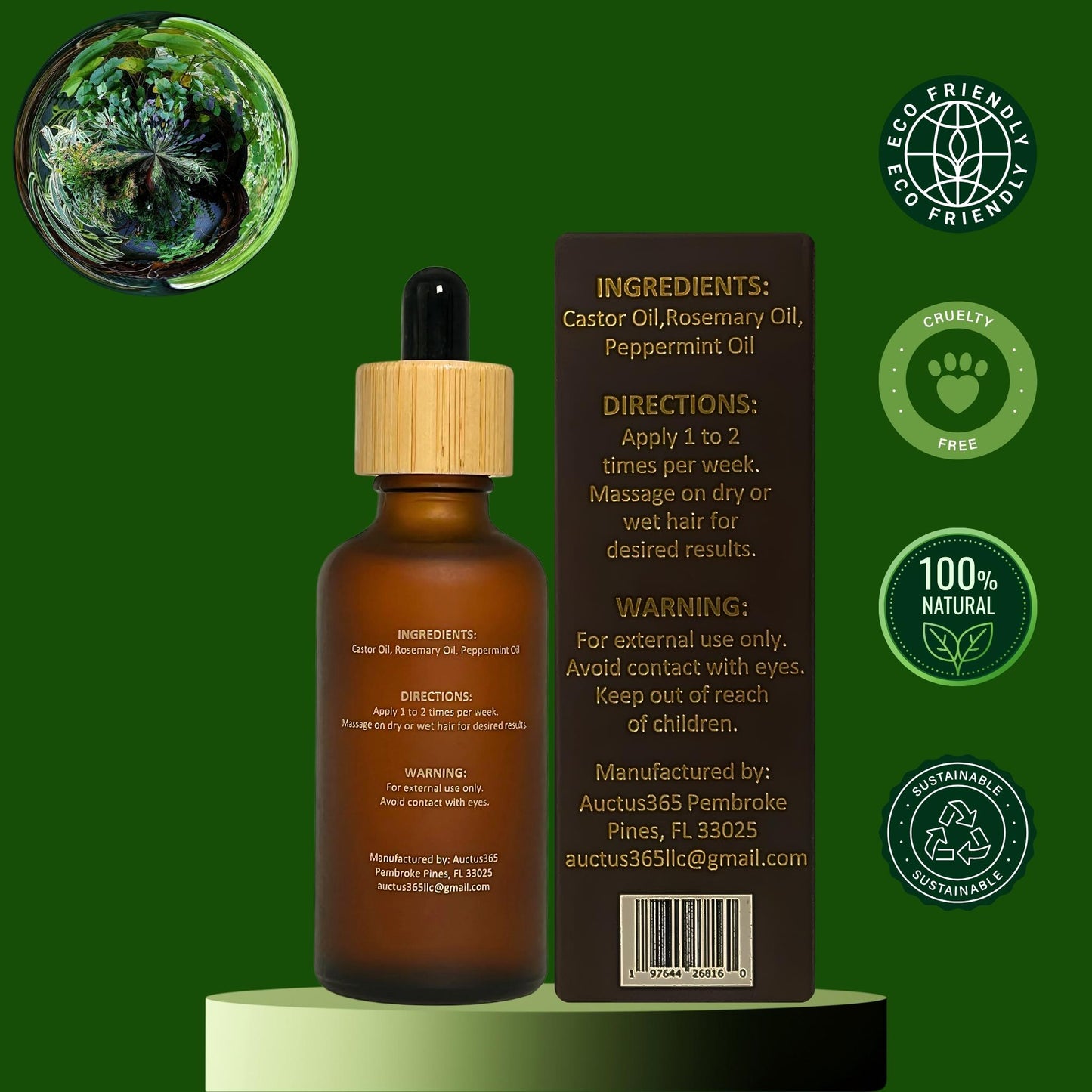 Auctus365 Hair Growth Oil Set