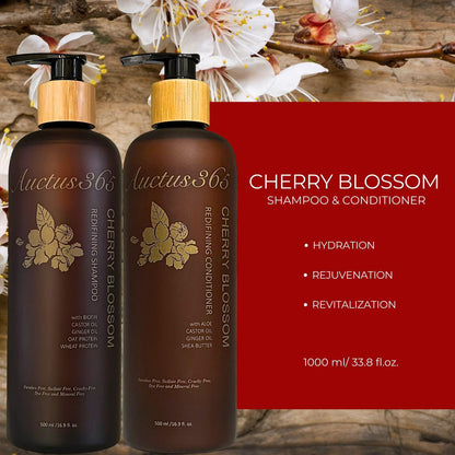 Auctus365 Cherry Blossom Shampoo and Conditioner Set