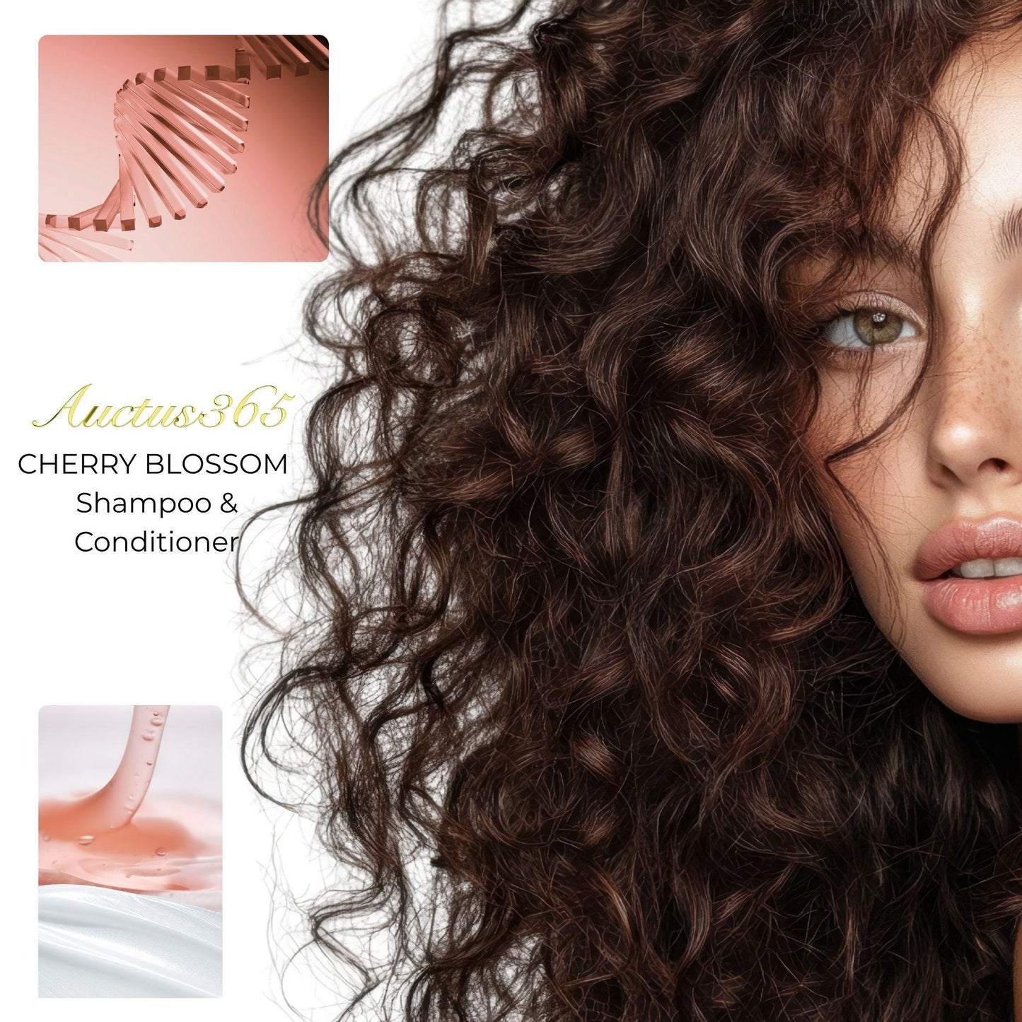 Auctus365 Cherry Blossom Shampoo and Conditioner Set